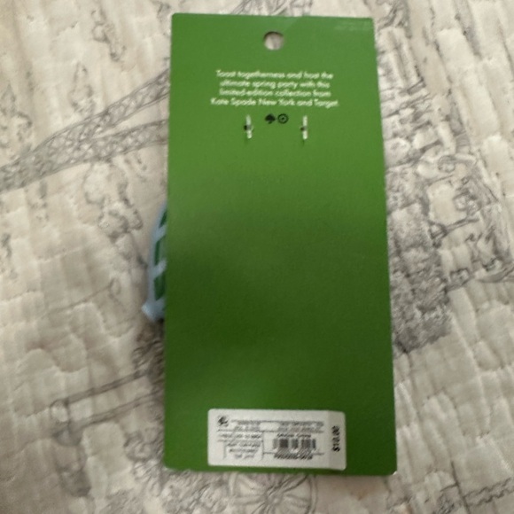 Kate Spade x Target Striped Heart Purse Coin Charm keychain - Picture 9 of 9